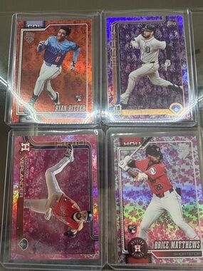 Variety of Topps 2025/2026 cards